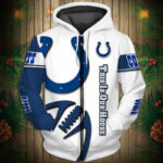 National Football League Indianapolis Colts Team Log Printed Hoodie - This Is Our House