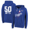 WZY_MLB_2024_World_Series_Champions_Los_Angeles_Dodgers_50_Betts_Baseball_Hoodie_Blue_W17