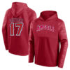 WZY_MLB_Baseball_Hoodie_Los_Angeles_Angels_Shohei_Ohtani_Num_17_Red_C8