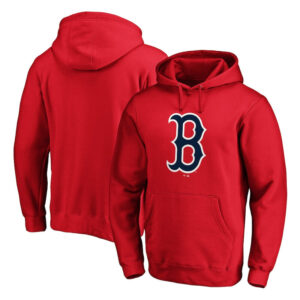 Boston Red Sox baseball Gear - MLB Boston Red Sox Baseball Hoodie Red,long sleeve drawstring hooded baseball apparel with front pockets