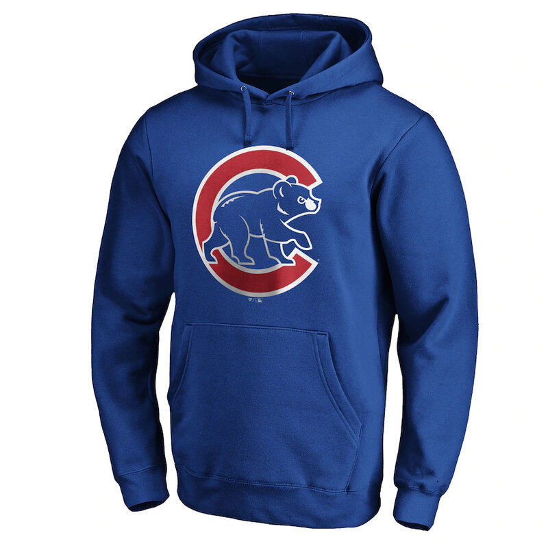 mlb merchandise - MLB Chicago Cubs Pullover Baseball Hoodie Blue,long sleeve drawstring hooded sweatshirt,two pockets
