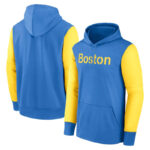 Boston Red Sox baseball Gear - MLB Gear Boston Red Sox Pullover Hoodie Blue,long sleeve drawstring hooded baseball apparel with front pockets