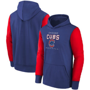 mlb merchandise - MLB Gear Chicago Cubs Pullover Hoodie Blue,long sleeve drawstring hooded sweatshirt,two pockets