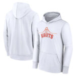 MLB official licensed merchandise - MLB Gear San Francisco Giants Pullover Hoodie White,long sleeve drawstring hooded baseball gear with two front pockets