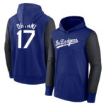 MLB Hoodie Los Angeles Dodgers Shohei Ohtani Num 17,long sleeve baseball hooded sweatshirt with drawstring and two pocket