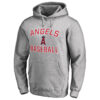 WZY_MLB_Los_Angeles_Angels_Pullover_Baseball_Hoodie_Grey_T4