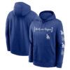 WZY_MLB_Los_Angeles_Dodgers_Baseball_Hoodie_Blue_W18