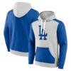 WZY_MLB_Los_Angeles_Dodgers_Baseball_Hoodie_Grey_Blue_T23