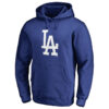 WZY_MLB_Los_Angeles_Dodgers_Hooded_Baseball_Sweatshirt_Blue_T1