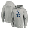 WZY_MLB_Los_Angeles_Dodgers_Hooded_Baseball_Sweatshirt_Grey_T1