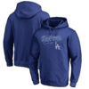 WZY_MLB_Los_Angeles_Dodgers_Pullover_Merchandise_Hoodie_Blue_T7