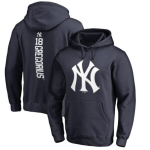 MLB jersey - MLB New York Yankees Didi Gregorius Baseball Hoodie,long sleeve drawstring hooded baseball apparel with front pockets