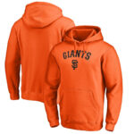 MLB official licensed merchandise - MLB San Francisco Giants Pullover Baseball Hoodie Orange,long sleeve drawstring hooded baseball gear with two front pockets