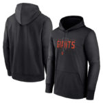 MLB official licensed merchandise - MLB San Francisco Giants Pullover Hoodie Black,long sleeve drawstring hooded baseball gear with two front pockets