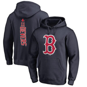 Boston Red Sox baseball Gear - MLB Team Boston Red Sox Baseball Hoodie Dark Blue,long sleeve drawstring hooded baseball apparel with front pockets