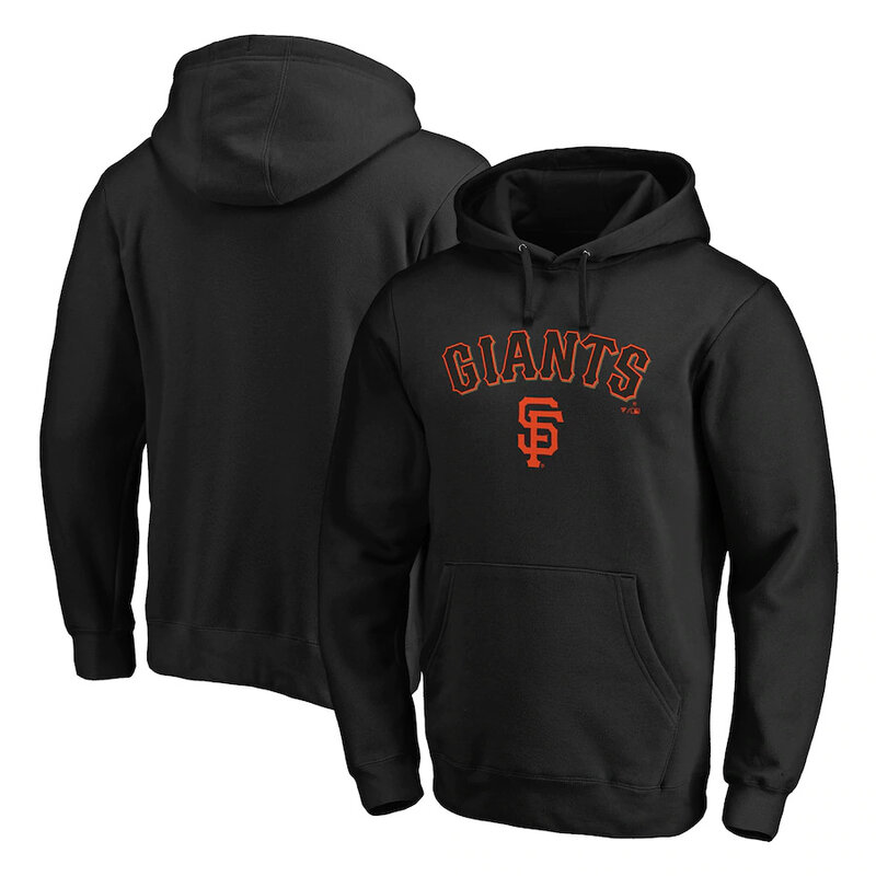 MLB official licensed merchandise - MLB Team San Francisco Giants Baseball Hoodie Black,long sleeve drawstring hooded baseball gear with two front pockets