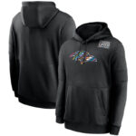 NFL apparel - NFL Baltimore Ravens Crucial Catch Football Hoodie Black,long sleeve drawstring hooded baseball sweatshirt with front pockets