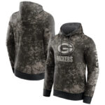 NFL Camouflage Hoodie Green Bay Packers Jersey Black,Classic Team Logo - Long Sleeve Unisex Adult Pullover Hoodie - Officially Licensed NFL Apparel