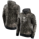 NFL Camouflage Hoodie Minnesota Vikings Jersey Black,Classic Team Logo - Long Sleeve Unisex Adult Pullover Hoodie - Officially Licensed NFL Apparel