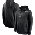 NFL apparel - NFL Chicago Bears Crucial Catch Football Hoodie Black,long sleeve drawstring hooded baseball sweatshirt with front pockets
