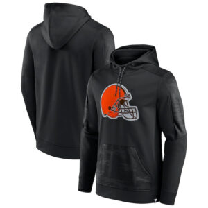 Officially Licensed NFL Cleveland Browns American Football Hoodies Black,Long Sleeve 3D Graphic Hooded Sweatshirt for Unisex america football hoodie merchandise 
