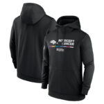NFL apparel - NFL Crucial Catch Denver Broncos Jersey Hoodie Black,long sleeve drawstring hooded baseball sweatshirt with front pockets
