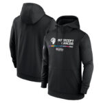 NFL apparel - NFL Crucial Catch Los Angeles Rams Jersey Hoodie Black,long sleeve drawstring hooded baseball sweatshirt with front pockets