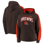 NFL Football Hoodie Cleveland Browns Jersey Brown,Classic Team Logo - Long Sleeve Unisex Adult Pullover Hoodie - Officially Licensed NFL Apparel