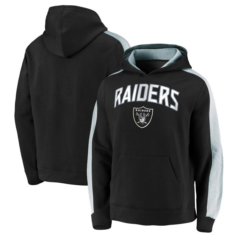 NFL Football Hoodie Las Vegas Raiders Jersey Black,Classic Team Logo - Long Sleeve Unisex Adult Pullover Hoodie - Officially Licensed NFL Apparel
