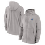 NFL merchandise Team Logo Dallas Cowboys full zip up hoodie - long sleeve hooded sweatshirt