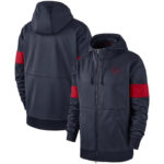 NFL Houston Texans long sleeve zip up hoodie with drawstring hooded,two front pocket,fashion National Football League apparel