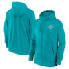 WZY_NFL_Full_Zip_Miami_Dolphins_Hooded_Sweatshirt_Green_T5