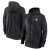 WZY_NFL_Full_Zip_New_Orleans_Saints_Hooded_Sweatshirt_Black_T26