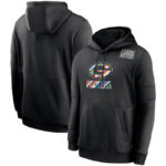 NFL apparel - NFL Green Bay Packers Crucial Catch Football Hoodie Black,long sleeve drawstring hooded baseball sweatshirt with front pockets