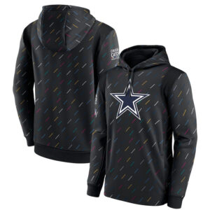 NFL Team apparel - NFL Hoodie Dallas Cowboys Football Wear Black,long sleeve drawstring hooded Football wear with front pockets