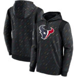NFL Team apparel - NFL Hoodie Houston Texans Football Wear Black,long sleeve drawstring hooded Football wear with front pockets
