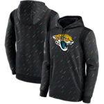 NFL Team apparel - NFL Hoodie Jacksonville Jaguars Football Wear Black,long sleeve drawstring hooded Football wear with front pockets