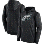 NFL Team apparel - NFL Hoodie Philadelphia Eagles Football Wear Black,long sleeve drawstring hooded Football wear with front pockets