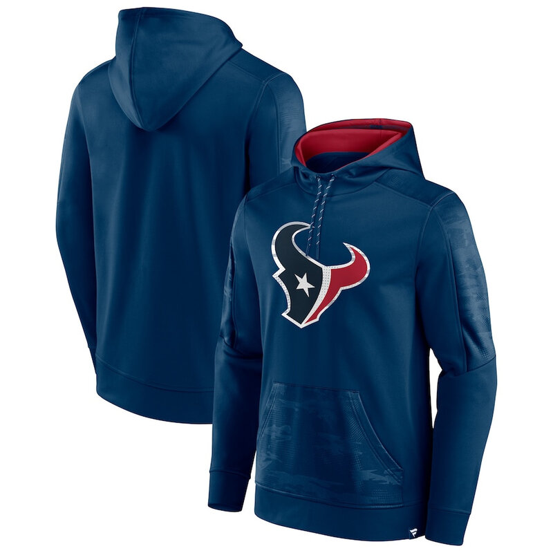 Officially Licensed NFL Houston Texans American Football Hoodies Blue,Long Sleeve 3D Graphic Hooded Sweatshirt for Unisex america football hoodie merchandise