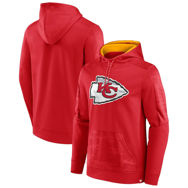 Officially Licensed NFL Kansas City Chiefs American Football Hoodies Red,Long Sleeve 3D Graphic Hooded Sweatshirt for Unisex america football hoodie merchandise