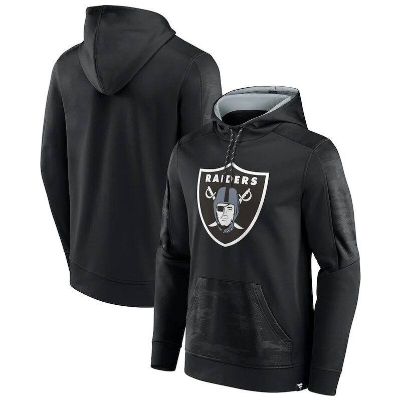 Officially Licensed NFL Las Vegas Raiders American Football Hoodies Black,Long Sleeve 3D Graphic Hooded Sweatshirt for Unisex america football hoodie merchandise