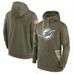 America National Football League NFL merchandise Miami Dolphins drawstring pullover Hoodie Arm Green