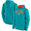 WZY_NFL_Pullover_Hoodie_Miami_Dolphins_Football_Wear_Cyan_W14