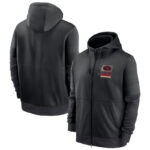 NFL Official Licensed NFL San Francisco 49ers Full Zip UP Hoodie Black - america National Football League football Gear Apparel