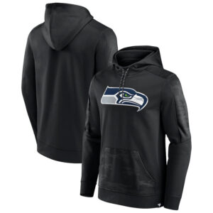 Officially Licensed NFL Seattle Seahawks American Football Hoodies Black,Long Sleeve 3D Graphic Hooded Sweatshirt for Unisex america football hoodie merchandise 