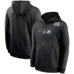 NFL apparel - NFL Seattle Seahawks Crucial Catch Football Hoodie Black,long sleeve drawstring hooded baseball sweatshirt with front pockets