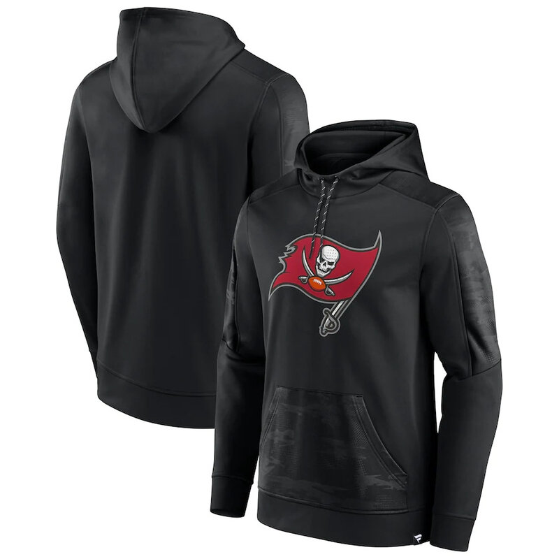 Officially Licensed NFL Tampa Bay Buccaneers American Football Hoodies Black,Long Sleeve 3D Graphic Hooded Sweatshirt for Unisex america football hoodie merchandise