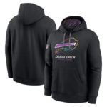 classic NFL fan gear Buffalo Bills team logo 3D print pullover hoodie kangaroo pouch