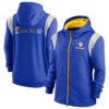 WZY_NFL_Team_Full_Zip_Hoodie_Los_Angeles_Rams_Jersey_Blue_Q24