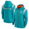 WZY_NFL_Team_Full_Zip_Hoodie_Miami_Dolphins_Jersey_Green_Q27